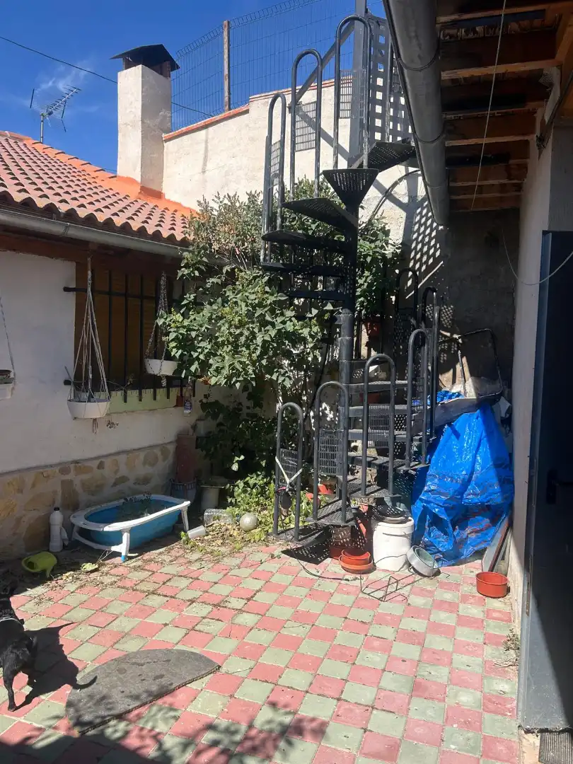 Jardín de Casa o chalet en venta en San Cristóbal de la Vega con Amueblado