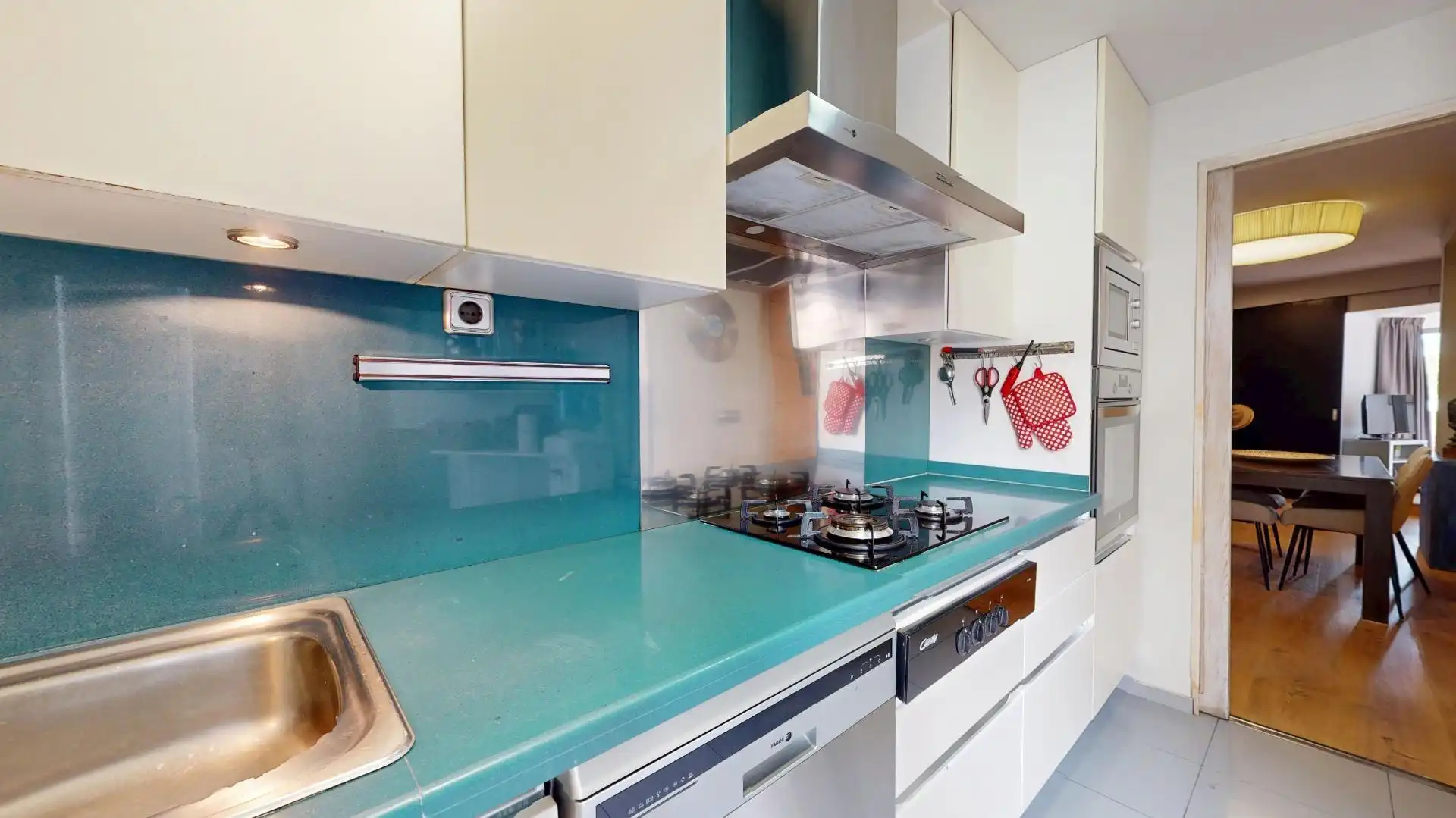 Cocina de Ático en venta en  Palma de Mallorca con Aire acondicionado, Parquet y Terraza
