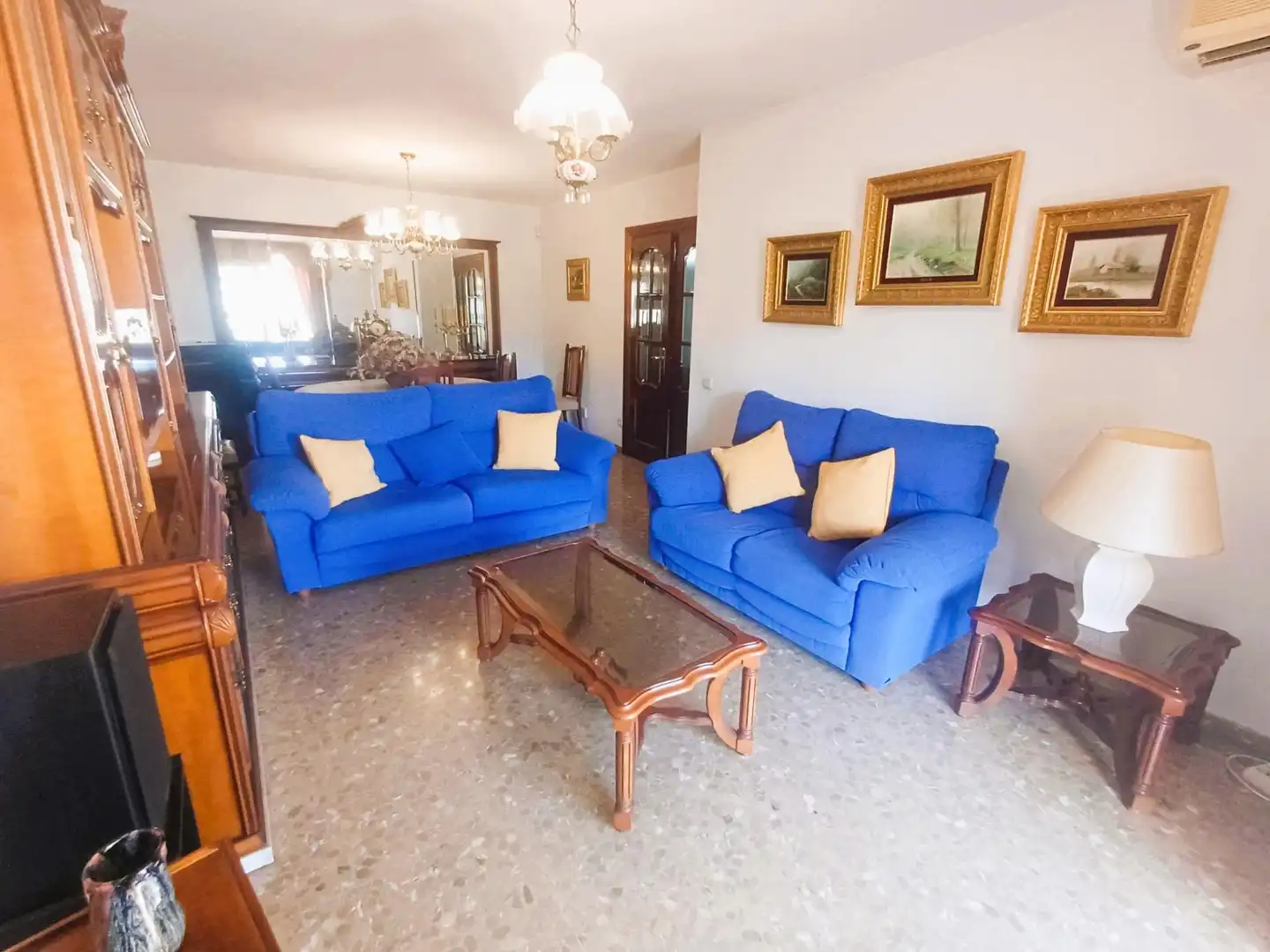 Wohnzimmer von Wohnung zum Verkauf in Málaga mit Klimaanlage, Terrasse und Möbliert
