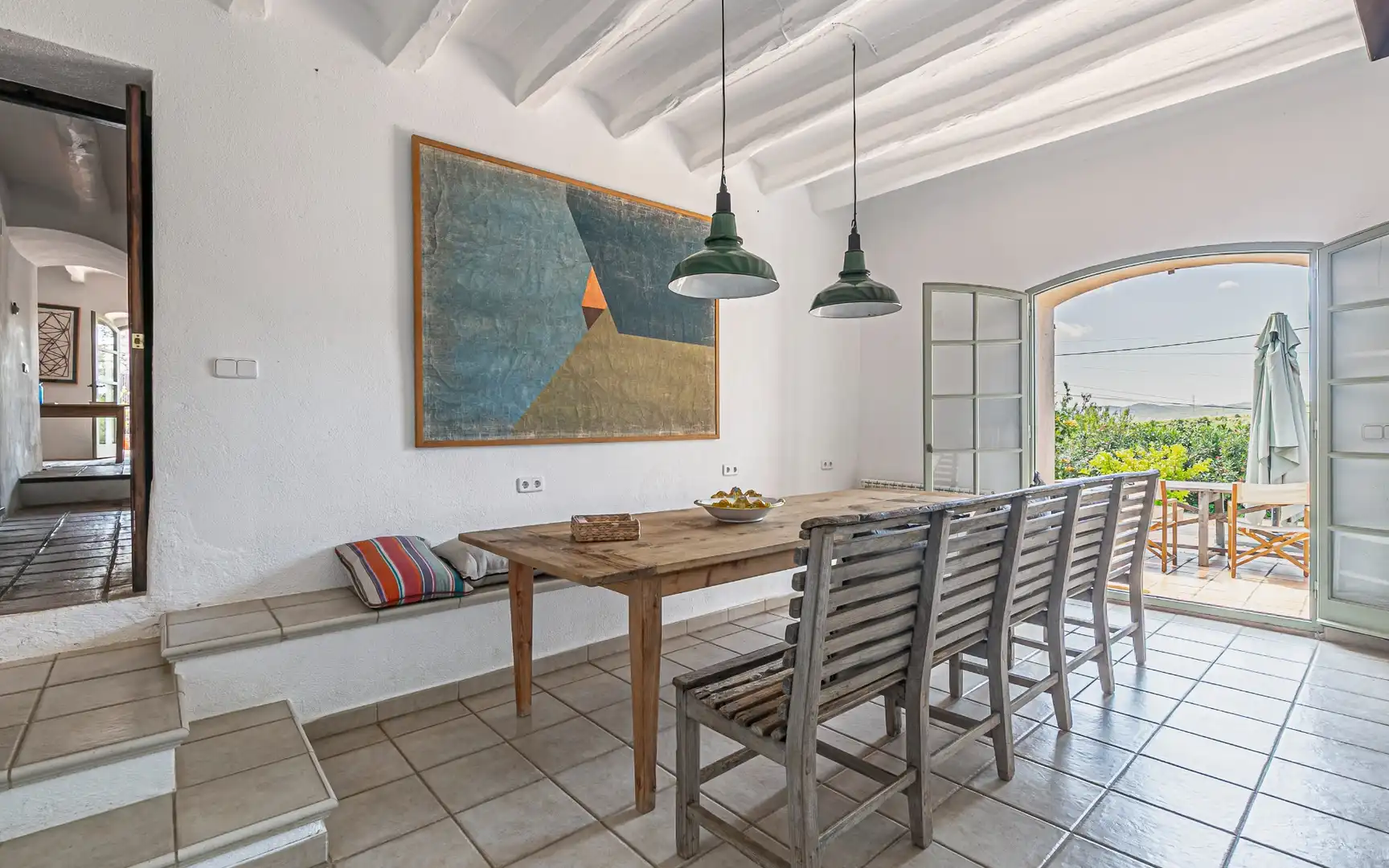 Esszimmer von Country house zum Verkauf in Torrelles de Foix mit Heizung, Privatgarten und Terrasse