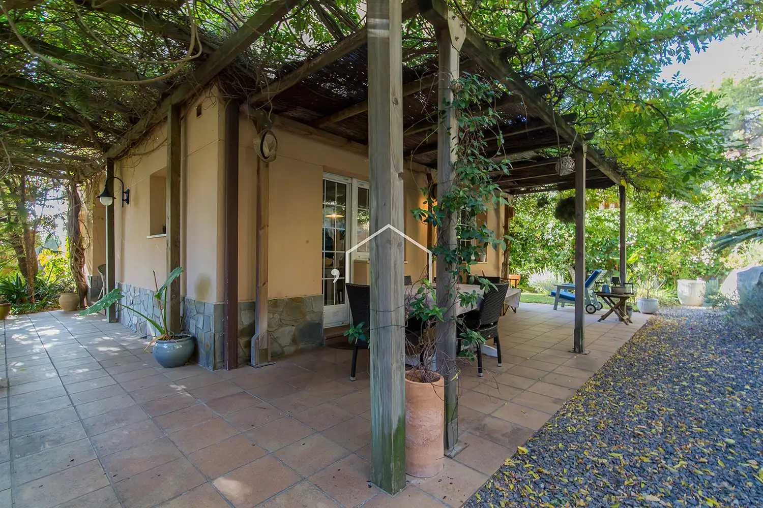 Terrasse von Haus oder Chalet zum Verkauf in Teià mit Klimaanlage, Heizung und Privatgarten