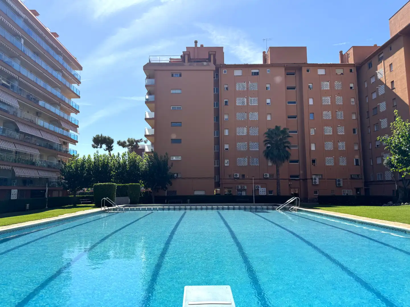Swimming pool of Flat for sale in Santa Susanna  with Terrace, Furnished and Balcony