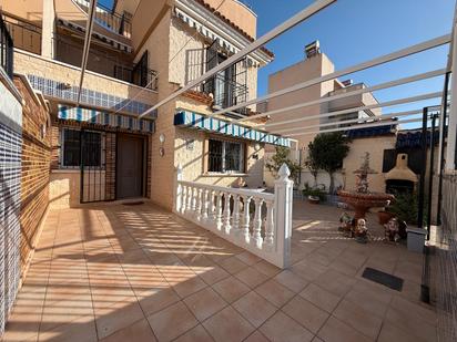 Terrassa de Casa o xalet en venda en Pilar de la Horadada amb Aire condicionat, Jardí privat i Terrassa