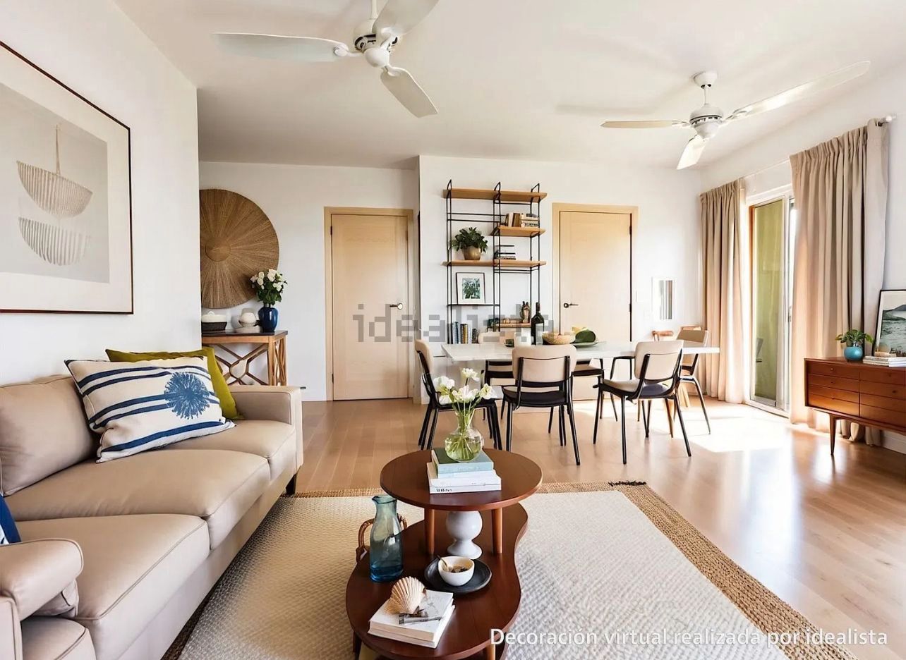 Sala d'estar de Àtic en venda en El Ejido amb Terrassa, Moblat i Piscina comunitària