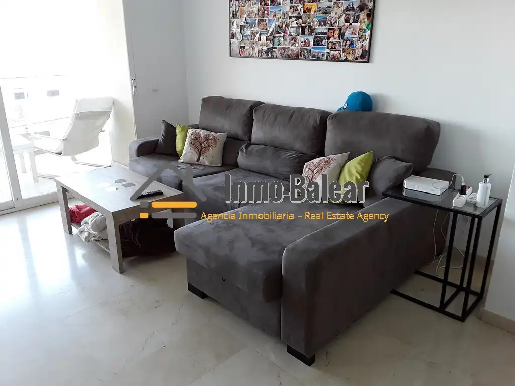 Sala d'estar de Pis de lloguer en  Palma de Mallorca amb Aire condicionat, Traster i Moblat