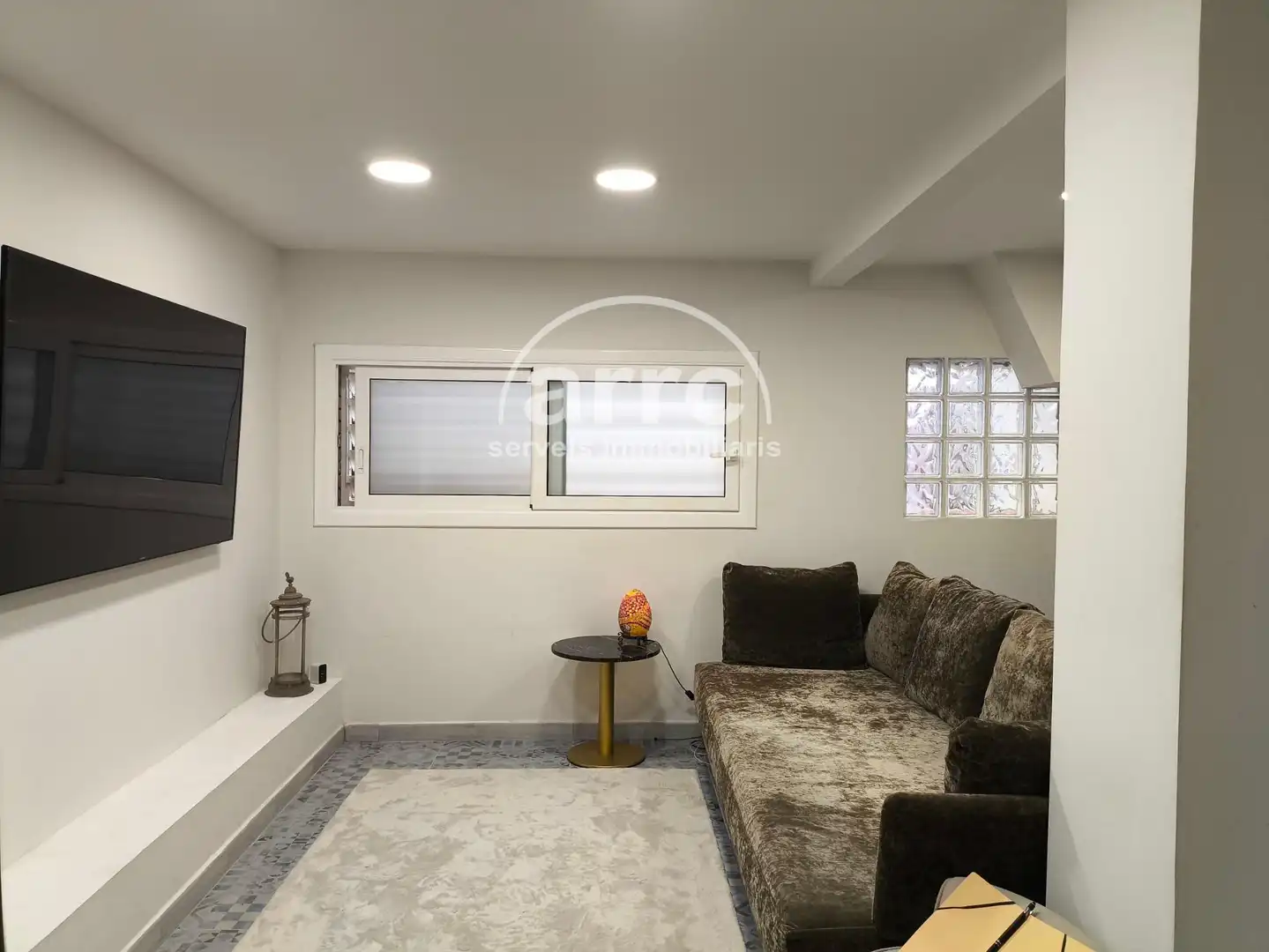 Sala de estar de Piso en venta en Premià de Dalt con Amueblado