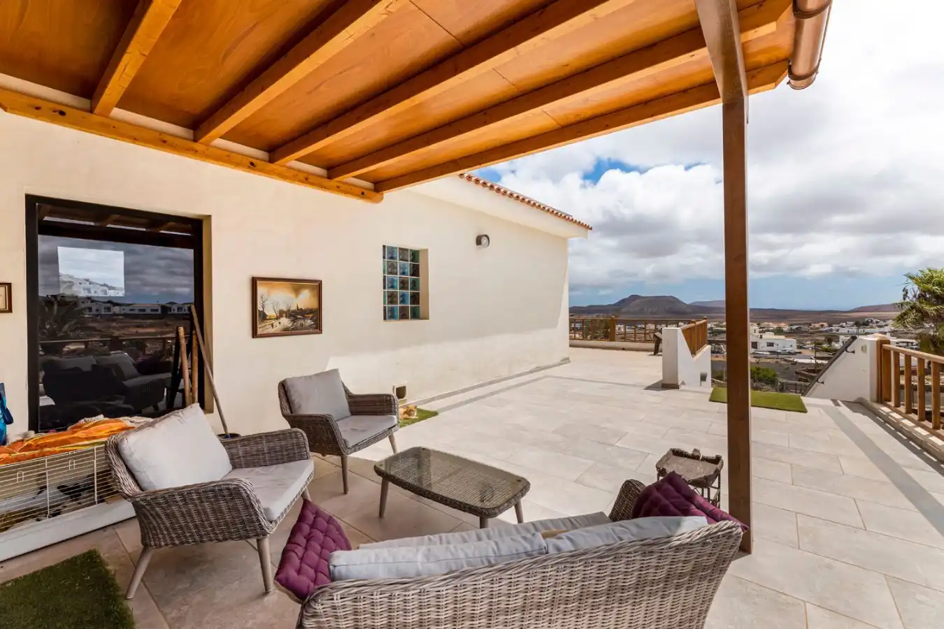 Terrace of Houses for sale in La Oliva  with Heating, Private garden and Terrace