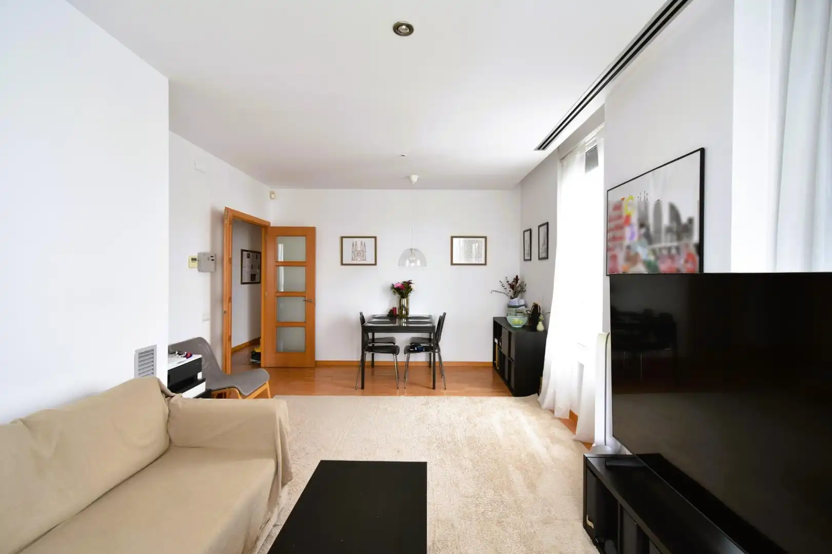 Sala de estar de Piso en venta en Barcelona con Aire acondicionado y Calefacción