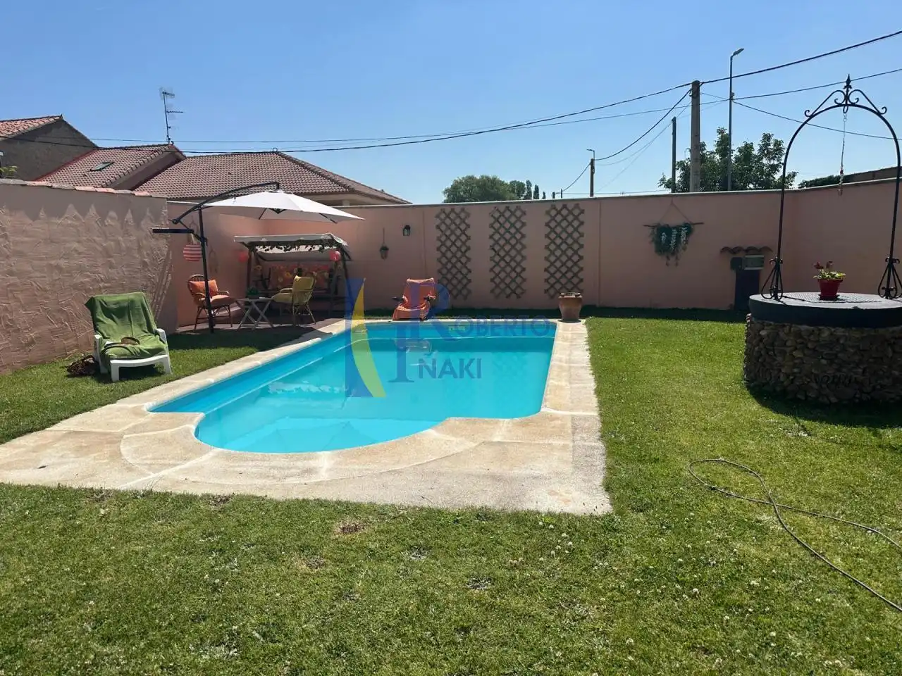 Piscina de Casa o chalet en venta en Cubillas de los Oteros con Calefacción, Jardín privado y Piscina