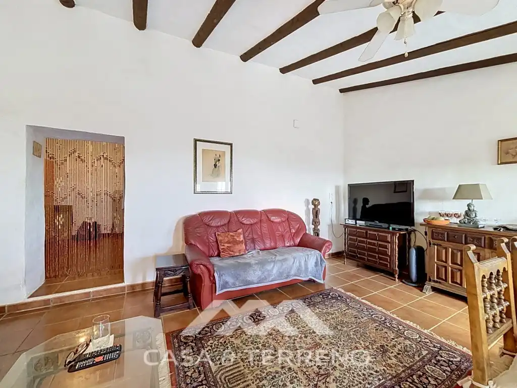 Wohnzimmer von Haus zum Verkauf in Vélez-Málaga mit Klimaanlage und Terrasse