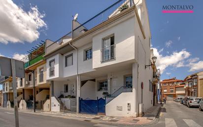 Exterior view of Single-family semi-detached for sale in Maracena  with Terrace