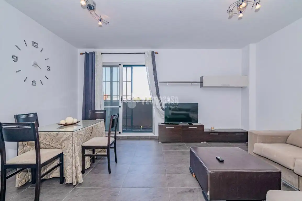 Wohnzimmer von Wohnung zum Verkauf in Alhendín mit Klimaanlage und Möbliert