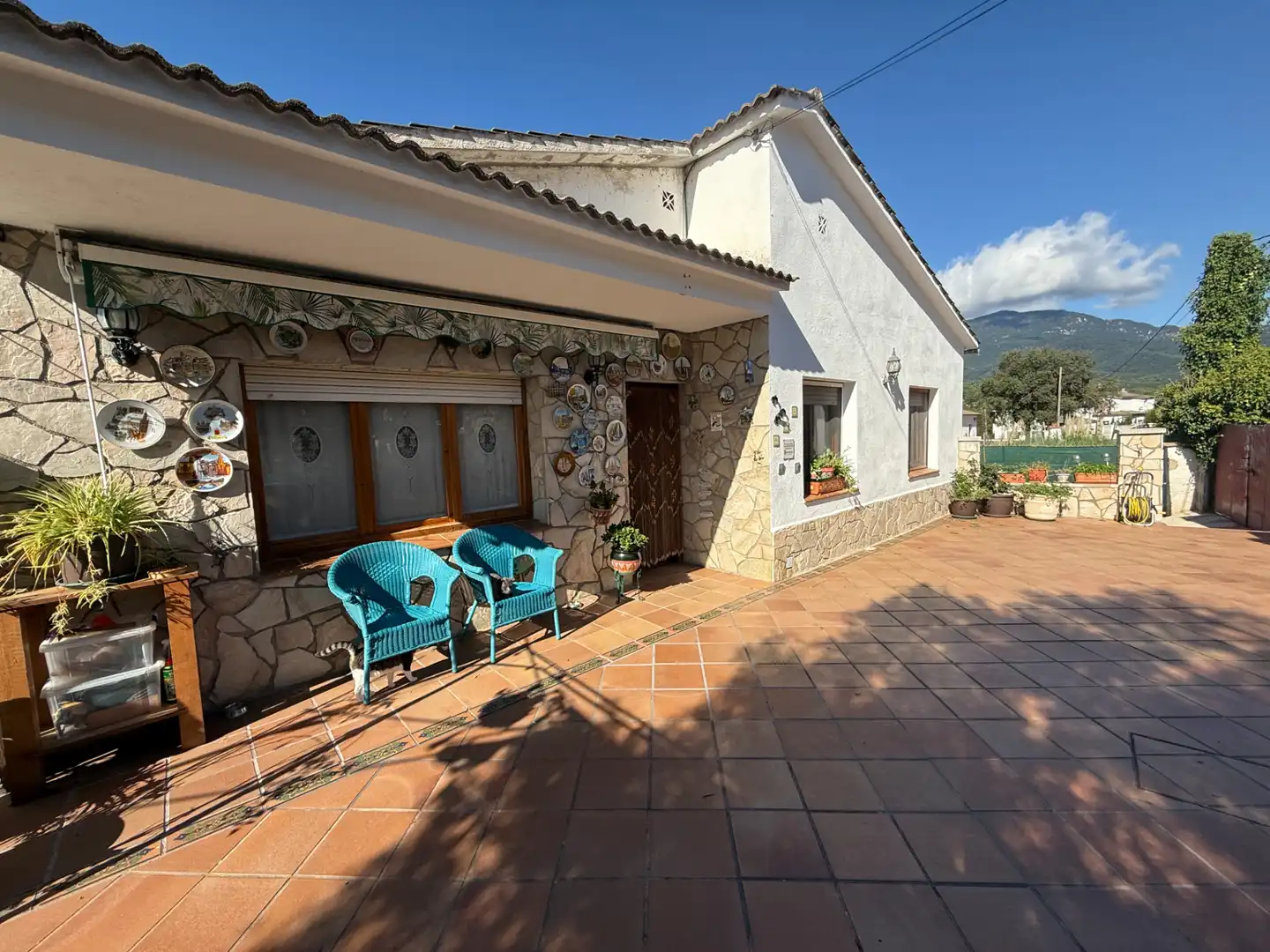 Vista exterior de Casa o chalet en venta en Riells i Viabrea con Calefacción, Jardín privado y Piscina