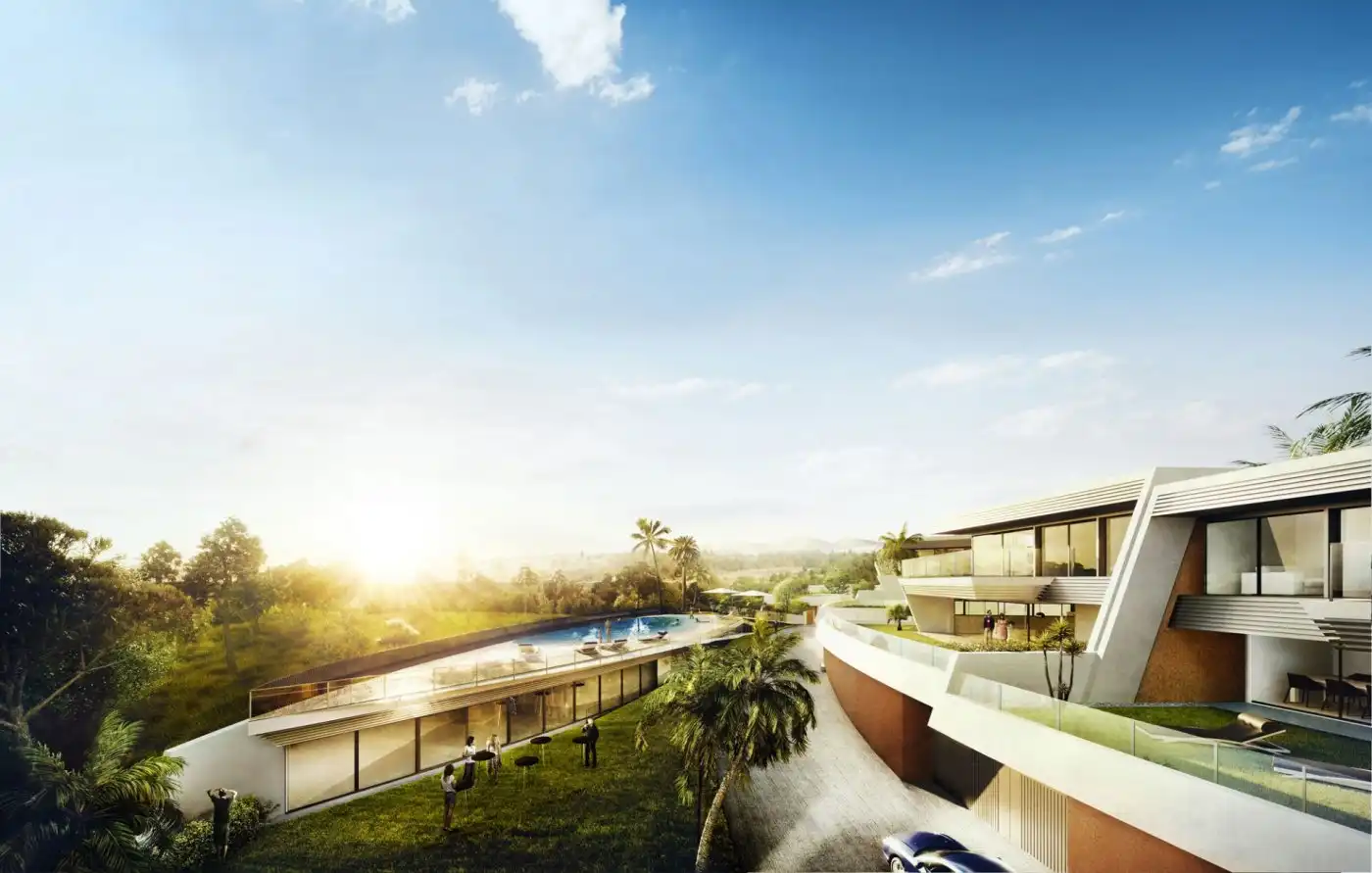 Vista exterior de Casa adosada en venta en Mijas con Aire acondicionado, Calefacción y Jardín privado