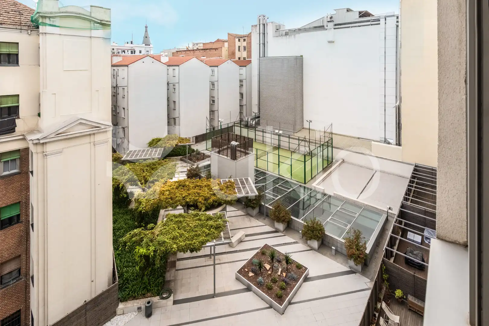 Terraza de Apartamento de alquiler en Madrid con Aire acondicionado, Calefacción y Parquet