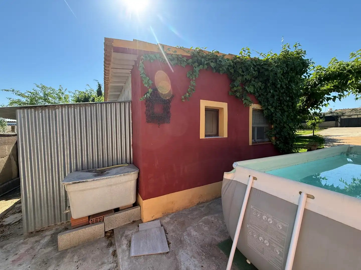 Vista exterior de Casa o chalet en venta en Caspe con Calefacción, Jardín privado y Parquet