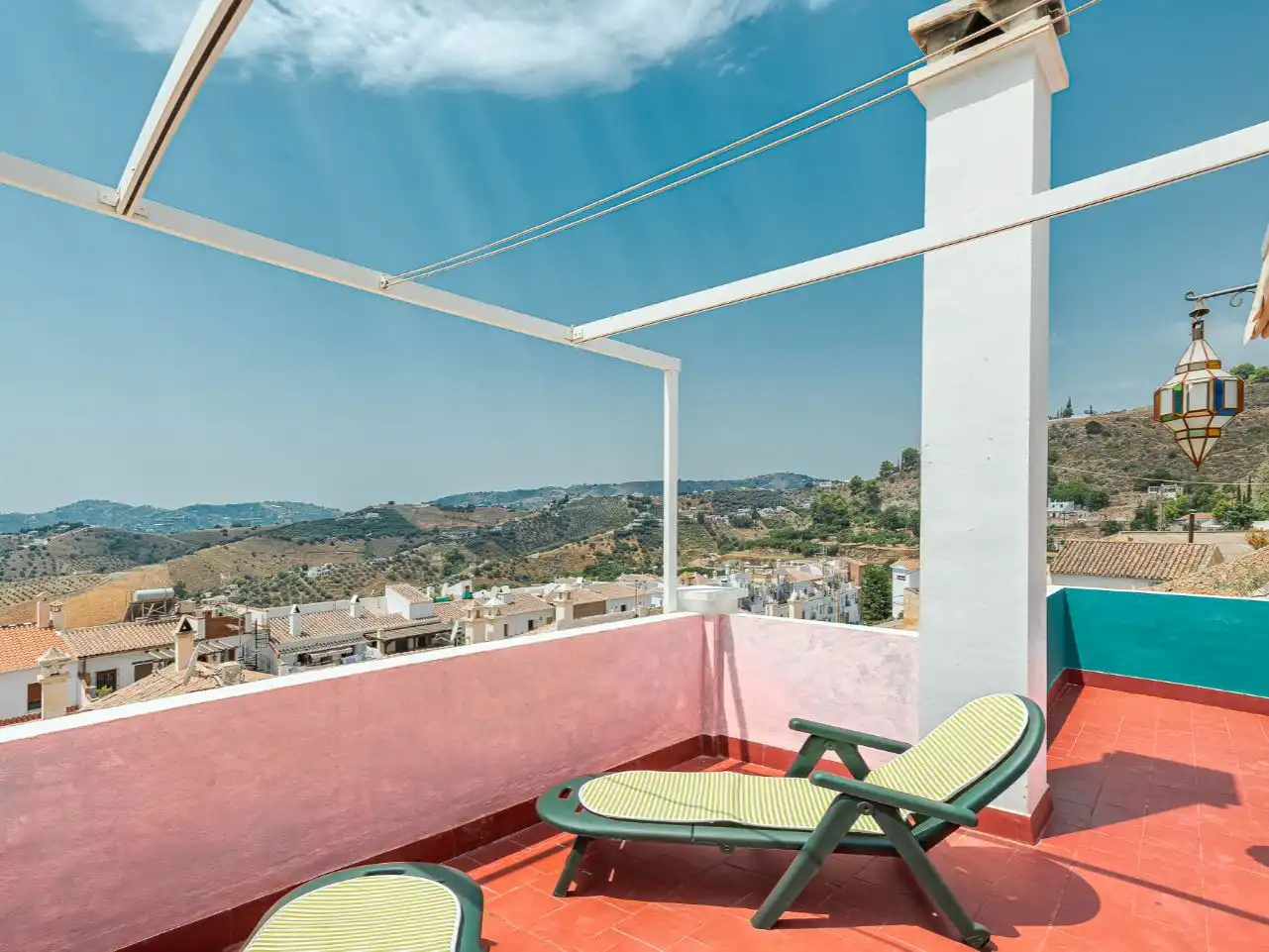 Terrassa de Pis de lloguer en Frigiliana, Málaga