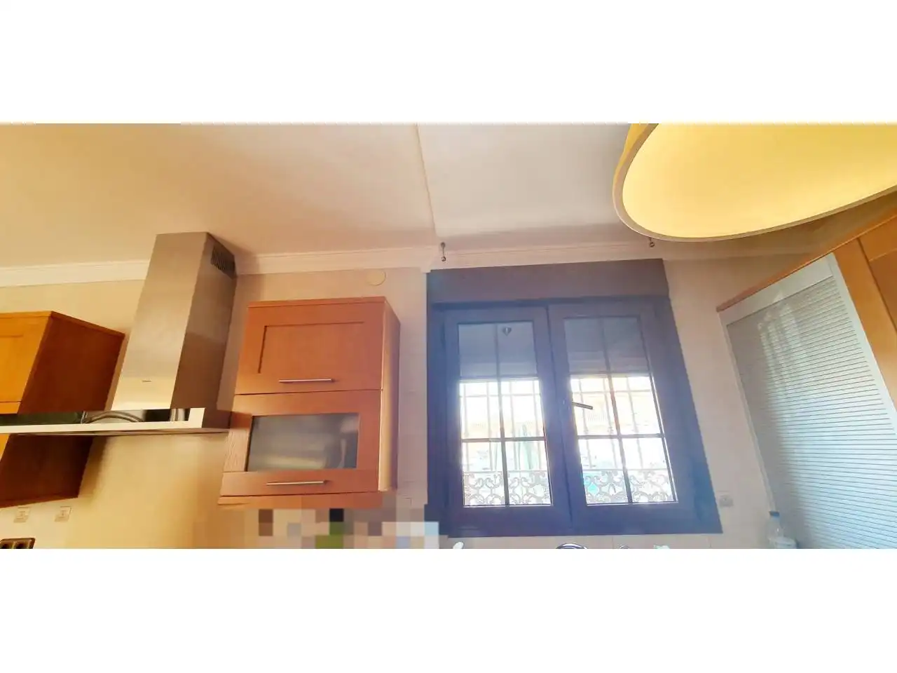Cocina de Casa adosada en venta en Roquetas de Mar con Aire acondicionado, Calefacción y Jardín privado