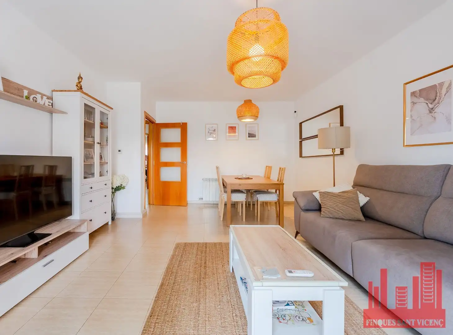 Living room of Flat for sale in Sant Vicenç Dels Horts  with Air Conditioner and Heating