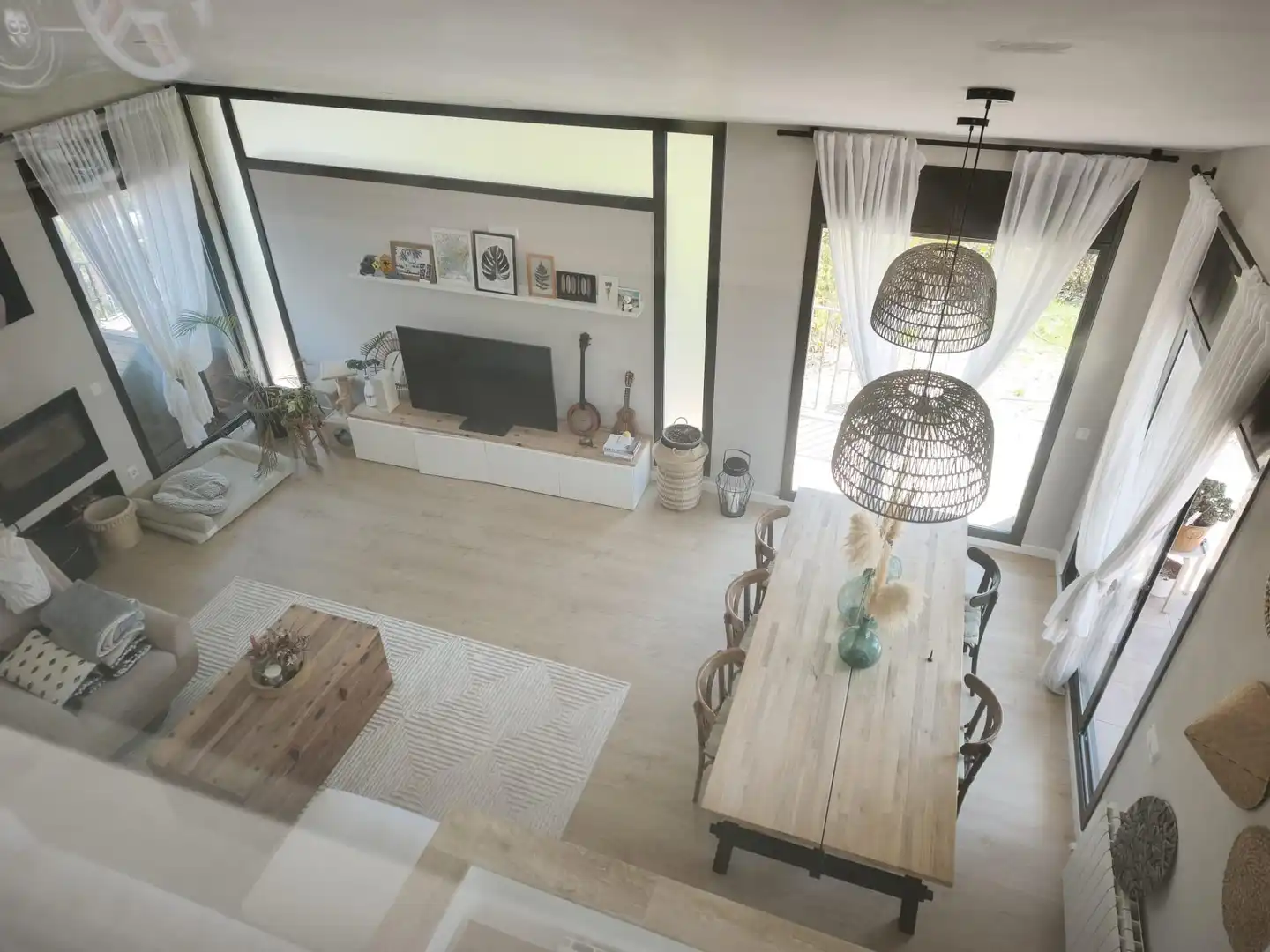 Sala de estar de Casa o chalet en venta en Castellar del Vallès con Calefacción, Jardín privado y Parquet