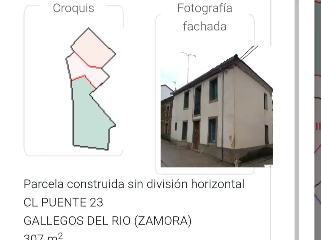 Vista exterior de Casa o xalet en venda en Gallegos del Río