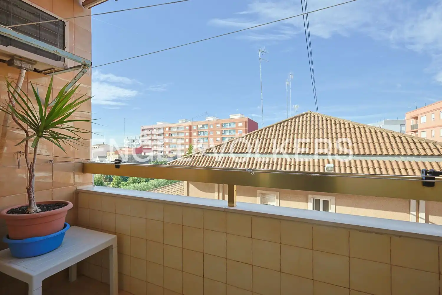 Terrasse von Wohnung zur Miete in Valencia mit Klimaanlage, Heizung und Möbliert