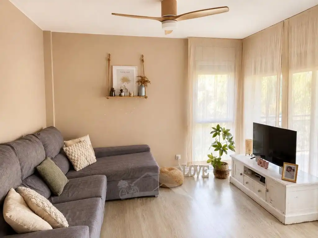 Living room of Apartments for sale in L'Ametlla de Mar   with Air Conditioner, Private garden and Terrace