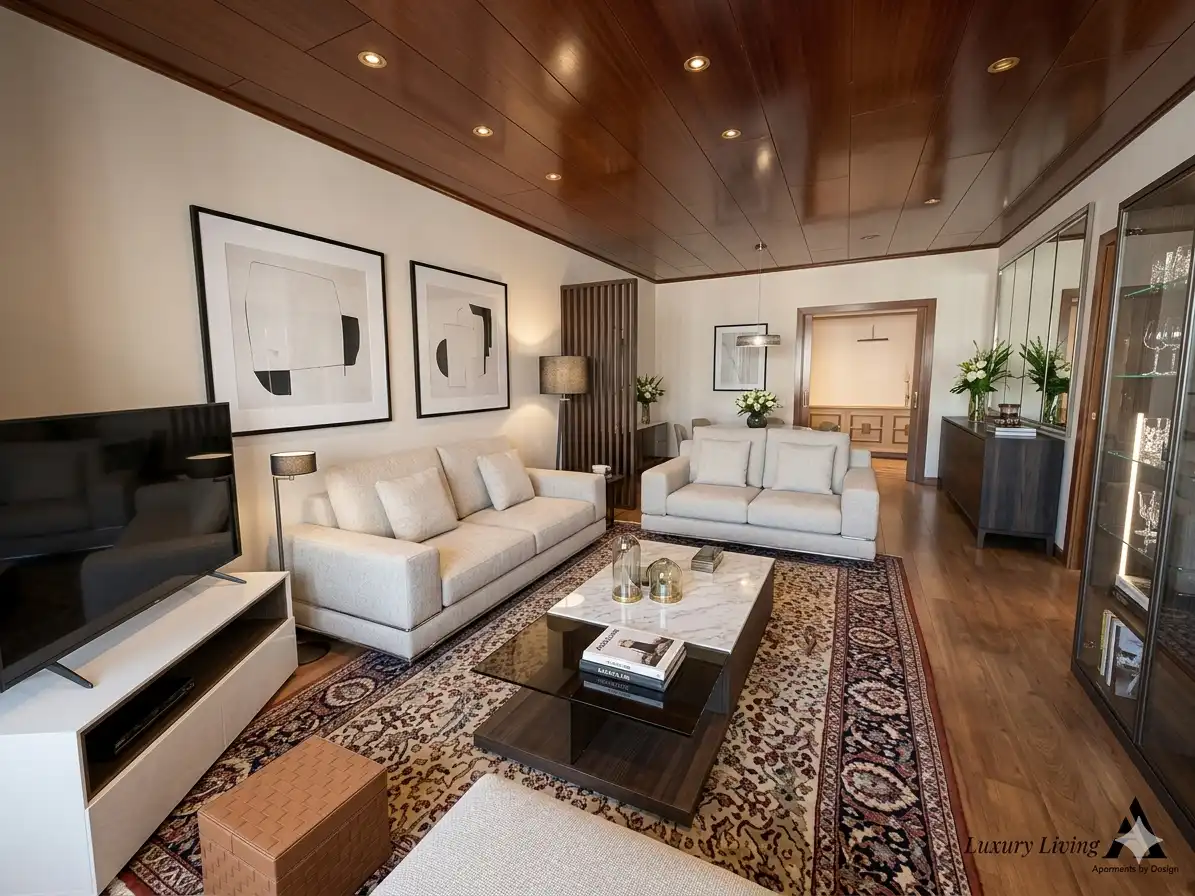 Sala d'estar de Pis en venda en Barcelona amb Aire condicionat, Calefacció i Parquet