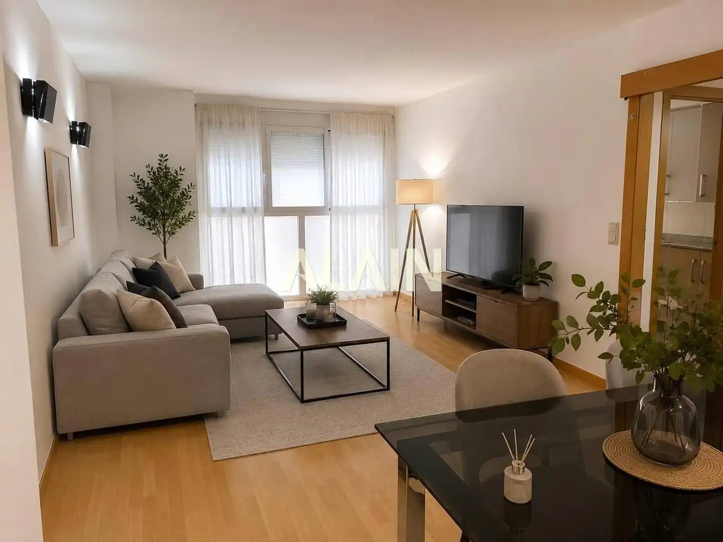 Sala de estar de Piso en venta en Mislata con Aire acondicionado, Calefacción y Parquet