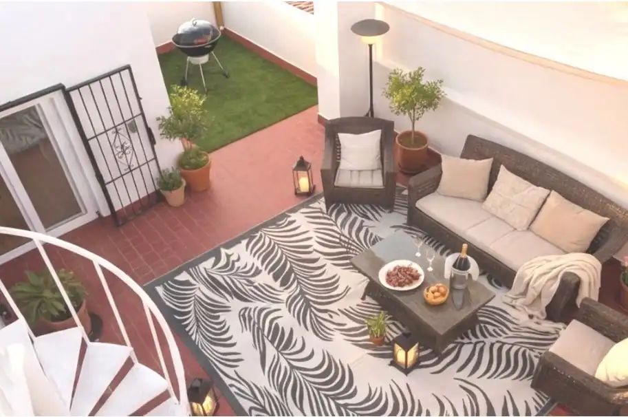 Terrace of Flat for sale in Marbella  with Air Conditioner, Storage room and Furnished