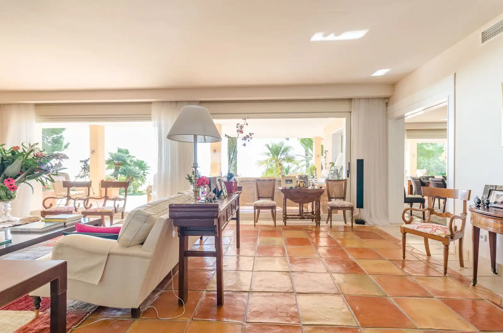 Sala de estar de Casa o chalet en venta en Altea con Aire acondicionado, Calefacción y Jardín privado