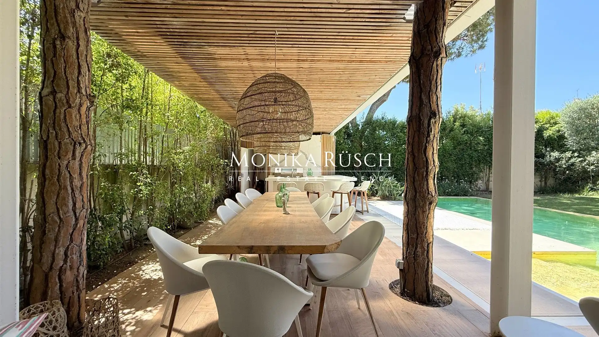 Terrace of Houses for rent in Castelldefels  with Air Conditioner, Heating and Private garden
