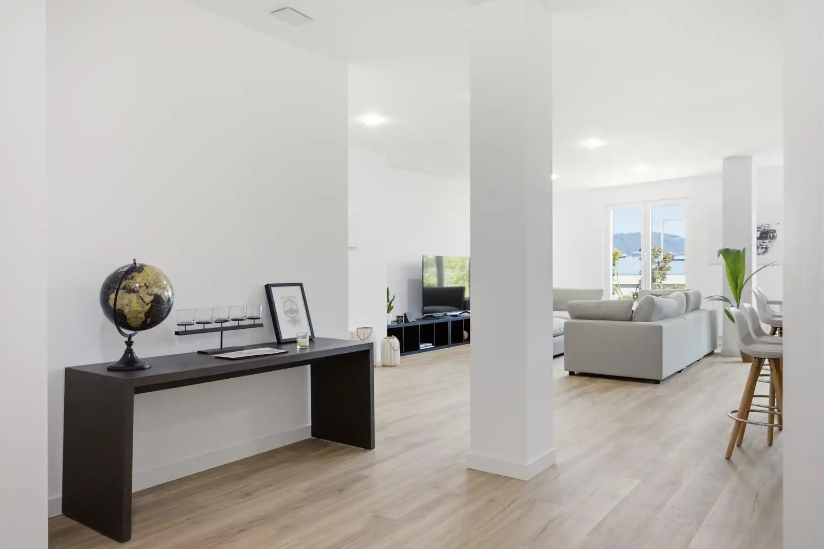 Living room of Apartments for sale in Vigo   with Heating, Furnished and Balcony