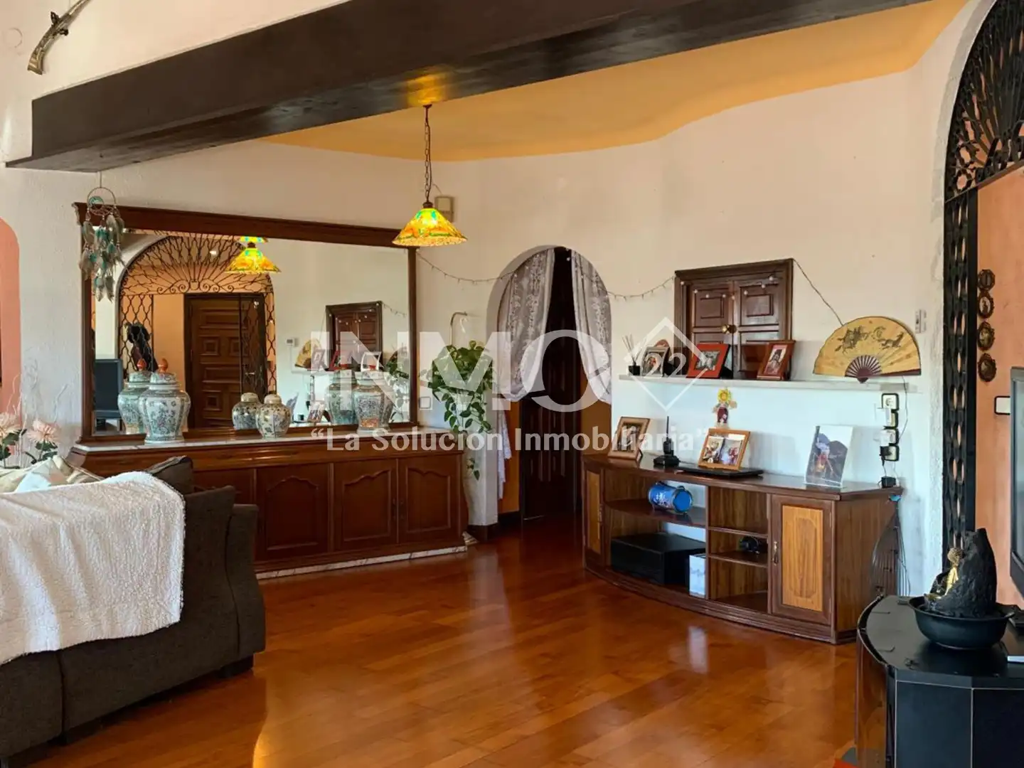 Sala d'estar de Casa o xalet en venda en Cambrils amb Calefacció, Jardí privat i Terrassa