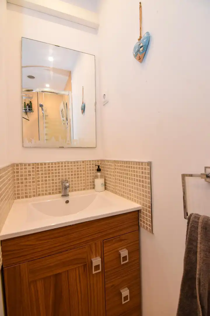 Badezimmer von Wohnungen zum Verkauf in Artà mit Klimaanlage, Heizung und Terrasse