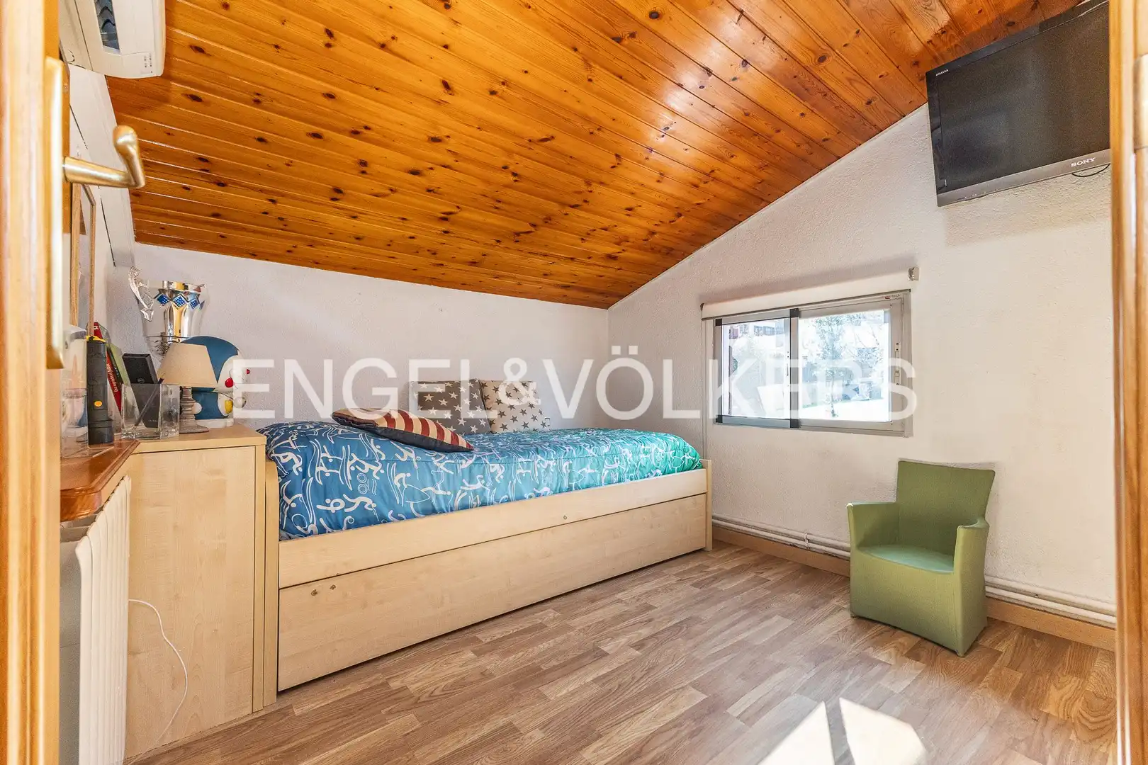 Bedroom of Houses for sale in Sant Cugat del Vallès  with Air Conditioner, Heating and Private garden
