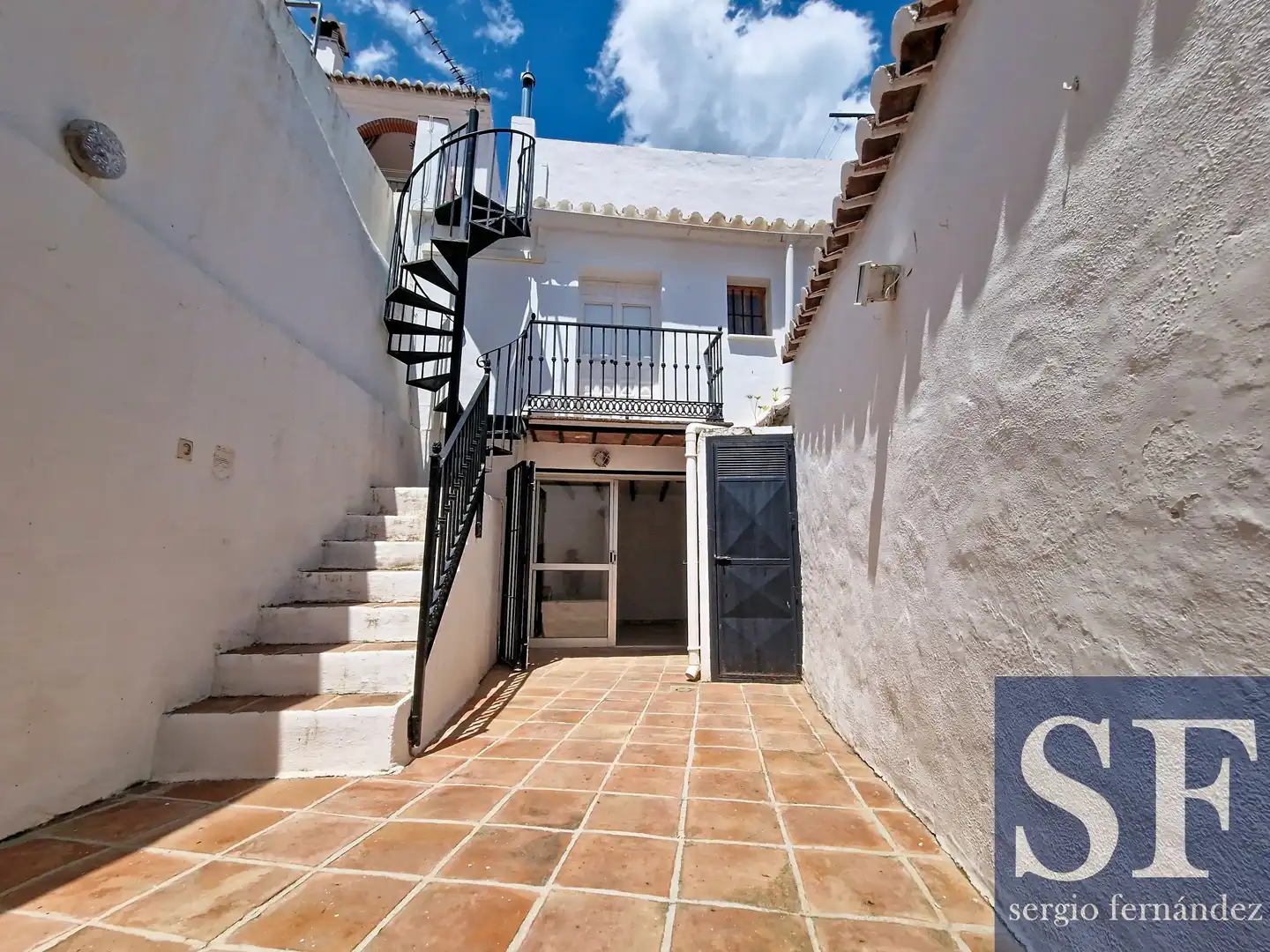Vista exterior de Casa adosada en venta en Sedella