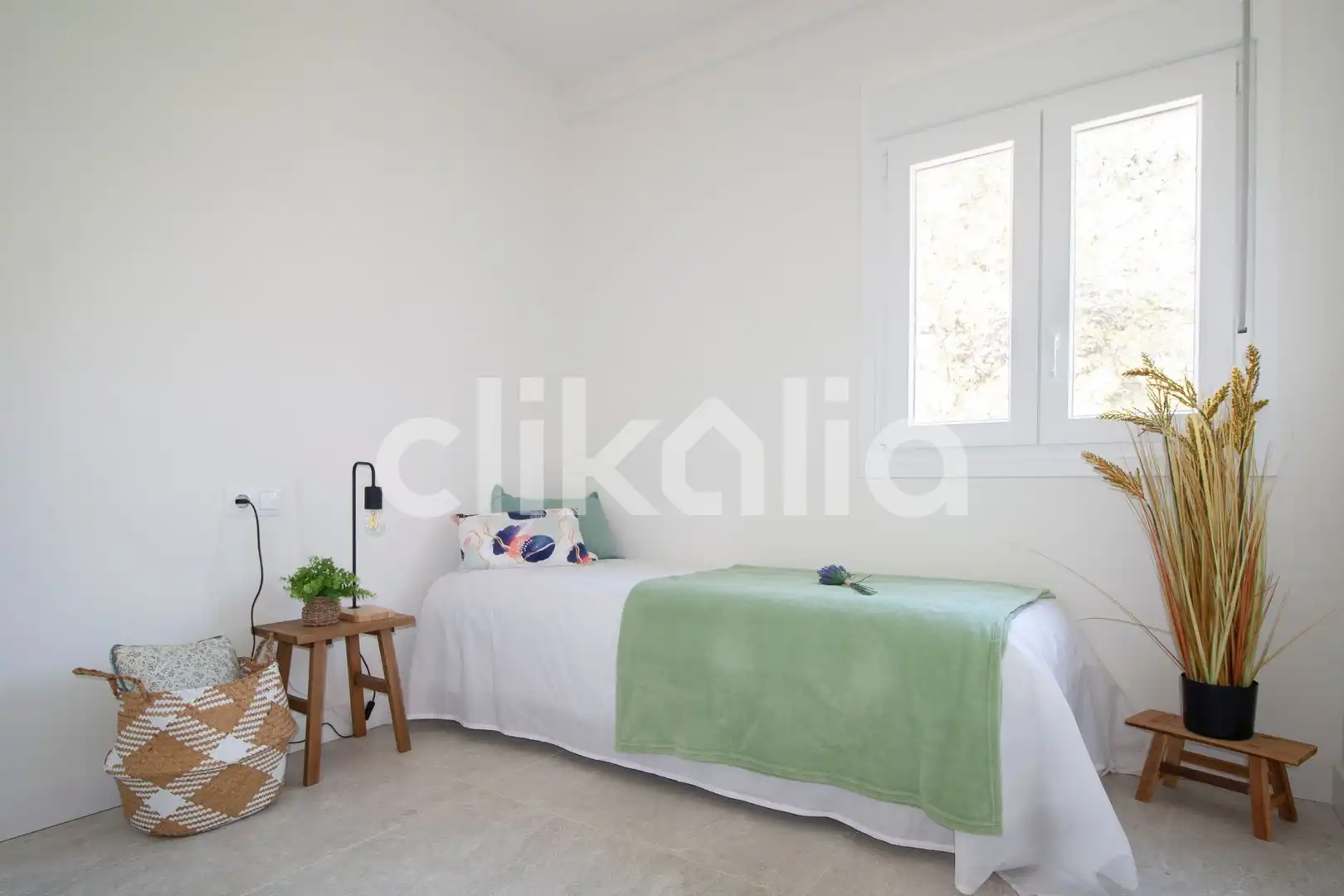 Schlafzimmer von Wohnung zum Verkauf in Torremolinos mit Klimaanlage, Privatgarten und Terrasse