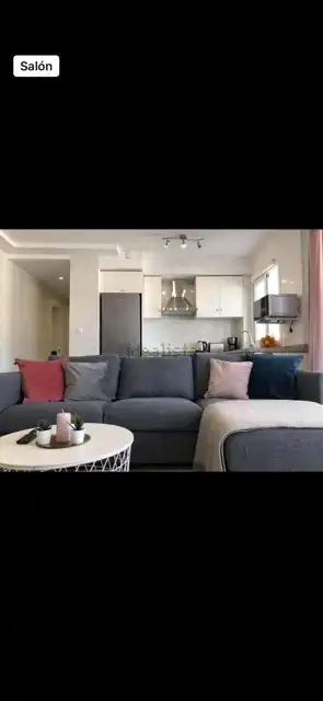 Living room of Flat for rent in Benalmádena  with Air Conditioner, Terrace and Furnished