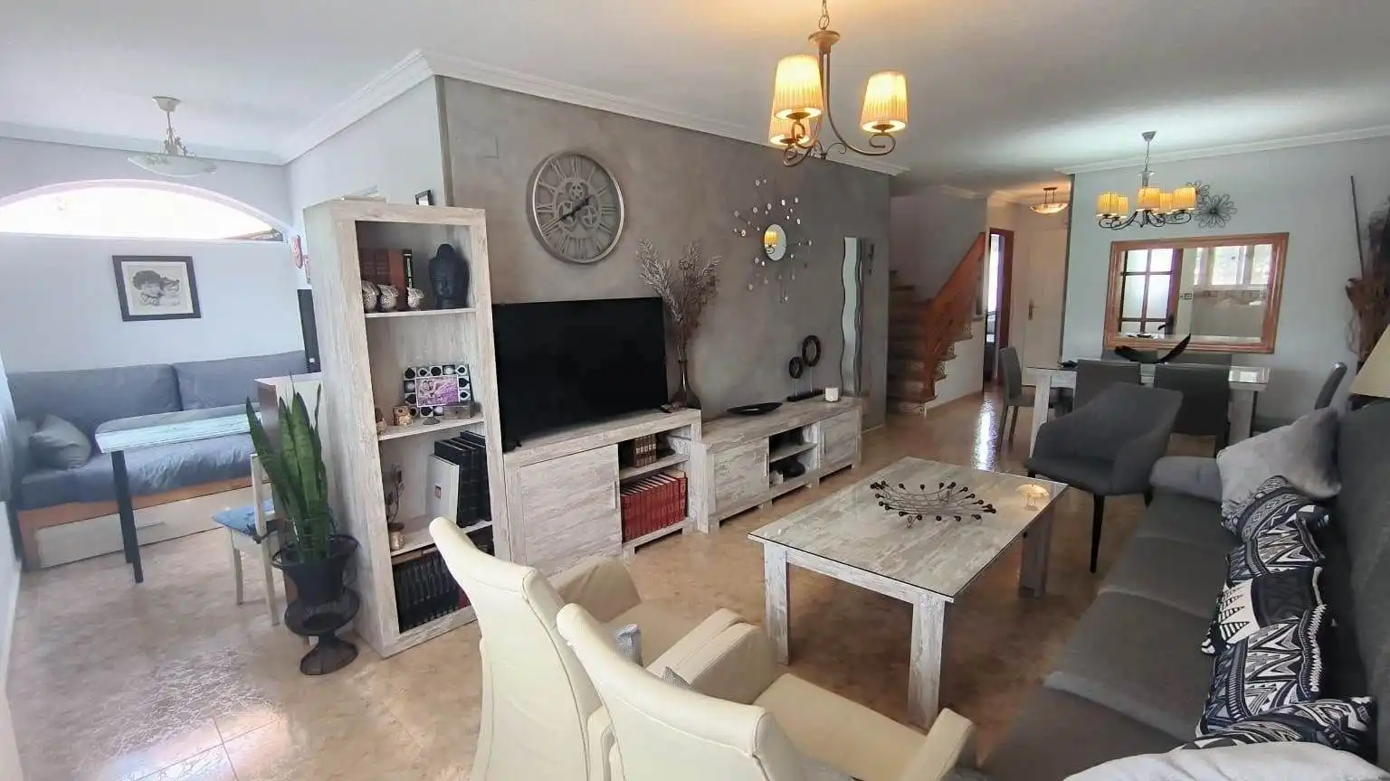 Living room of Houses for sale in La Nucia  with Air Conditioner, Heating and Private garden