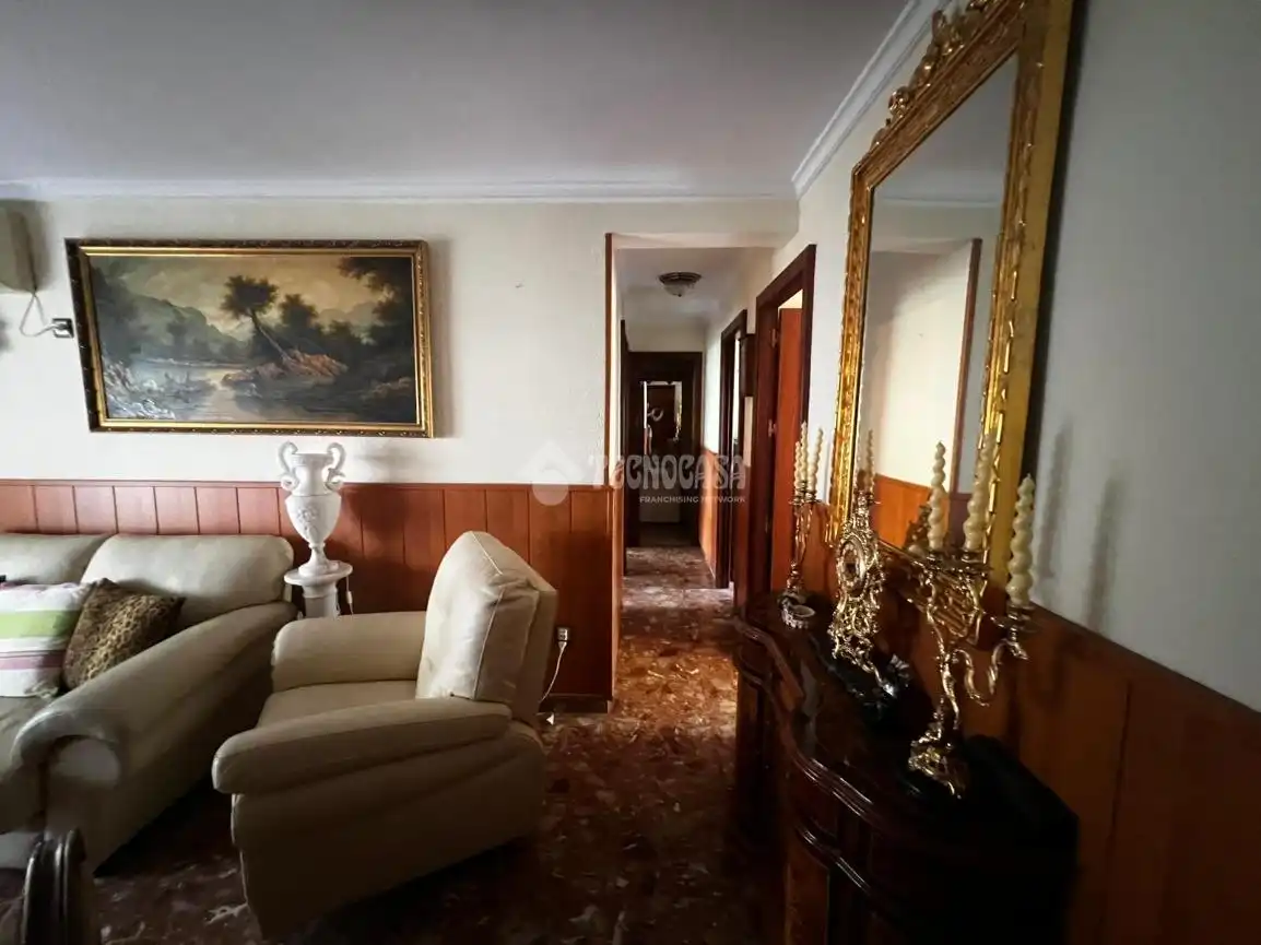 Sala de estar de Piso en venta en Sevilla con Terraza