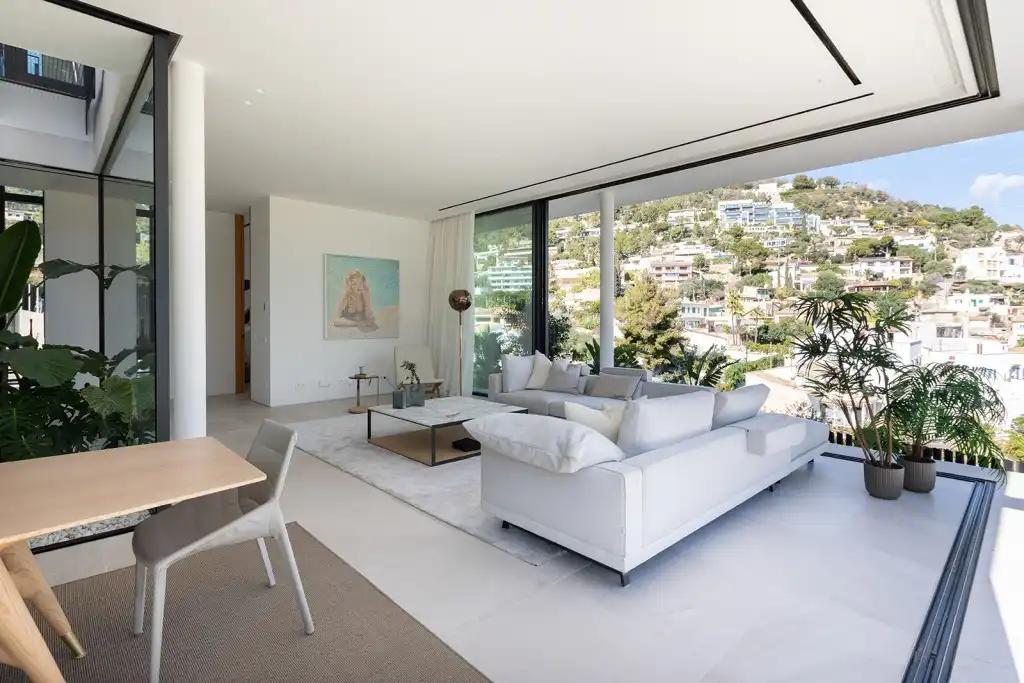 Sala d'estar de Casa o xalet en venda en  Palma de Mallorca amb Aire condicionat, Calefacció i Jardí privat
