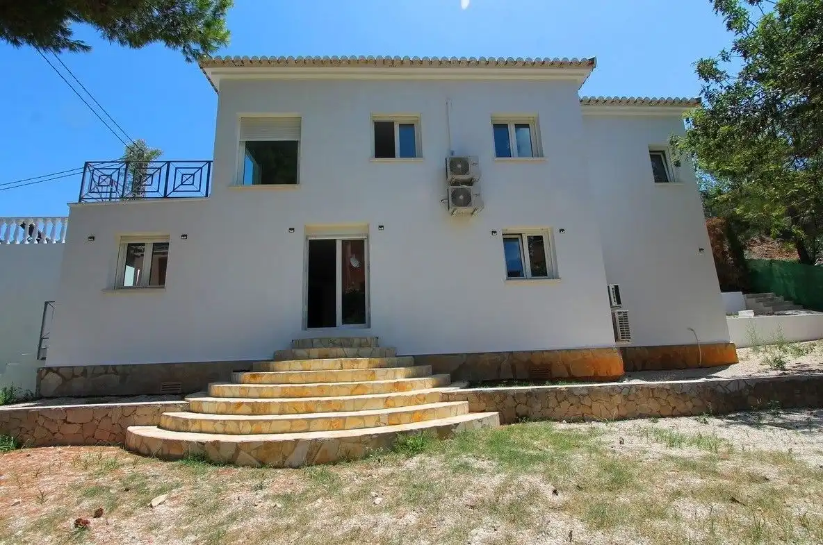 Vista exterior de Casa o chalet en venta en Dénia con Aire acondicionado, Calefacción y Jardín privado