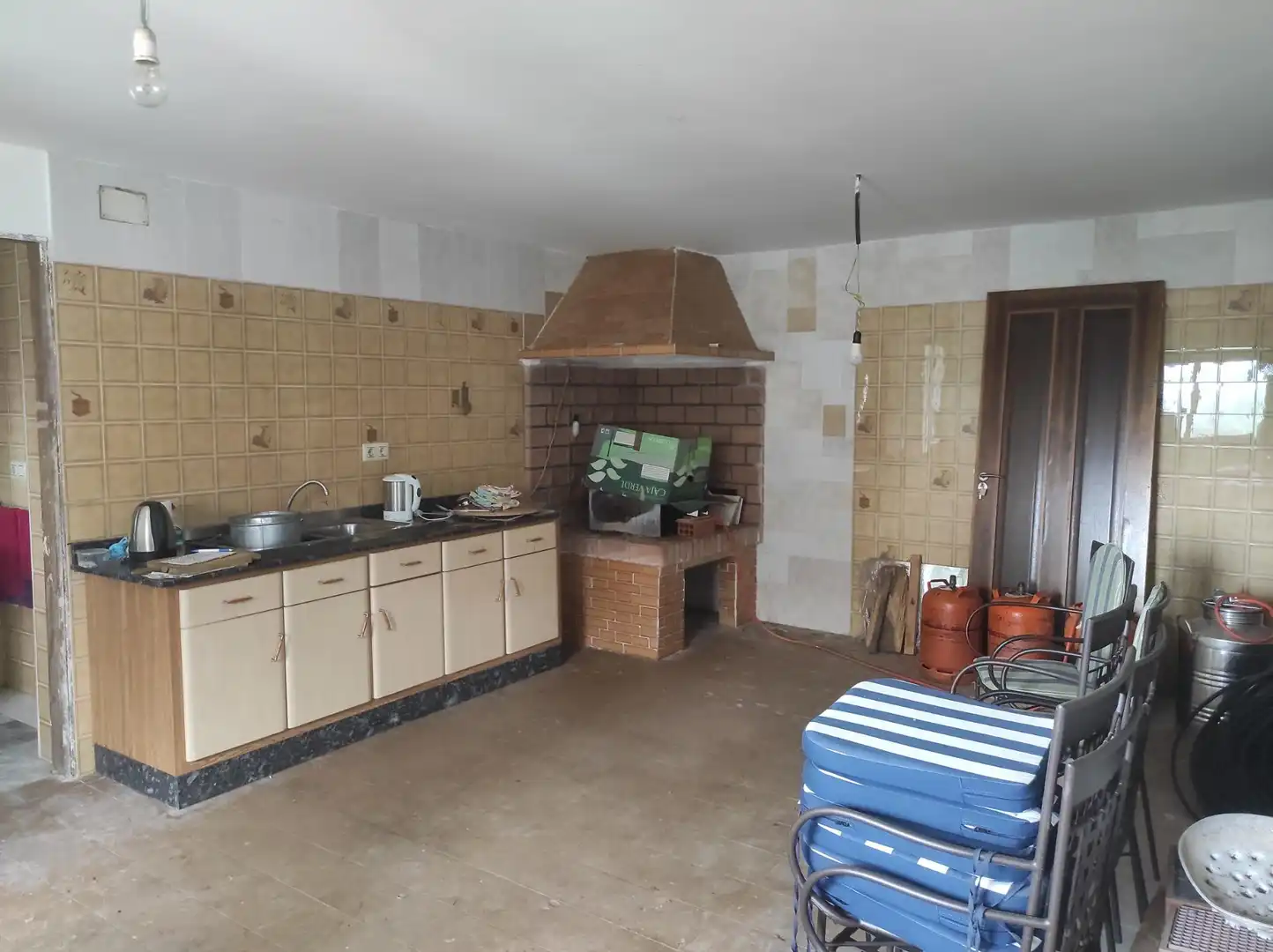 Cocina de Casa o chalet en venta en Vila de Cruces con Calefacción, Jardín privado y Terraza