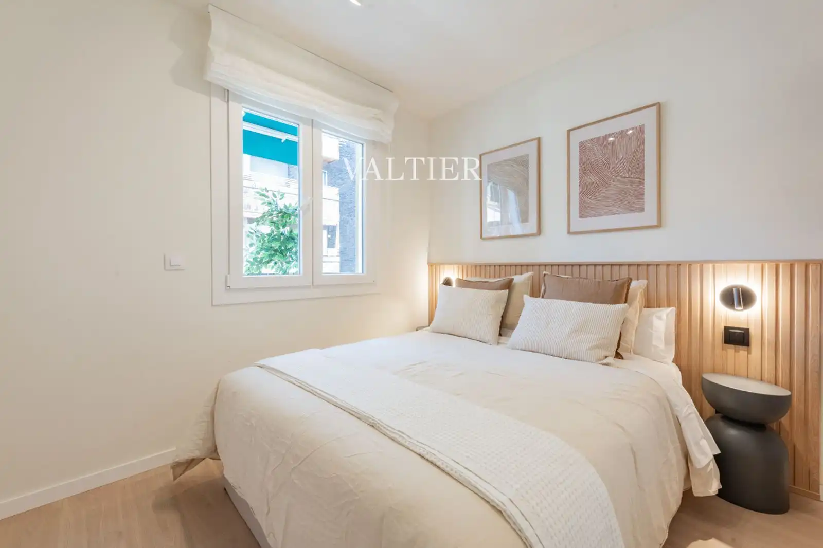 Schlafzimmer von Wohnung zur Miete in Madrid mit Klimaanlage, Heizung und Terrasse