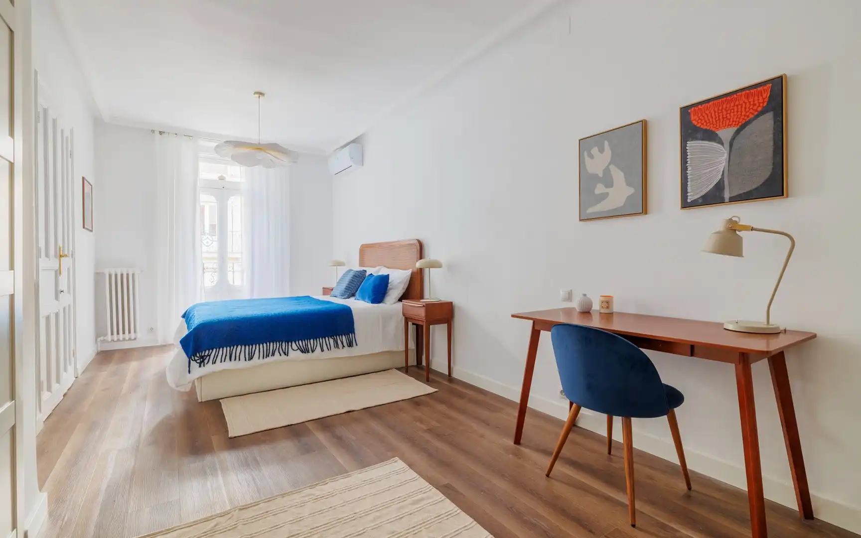 Habitación de Piso de alquiler en Madrid con Aire acondicionado, Calefacción y Amueblado