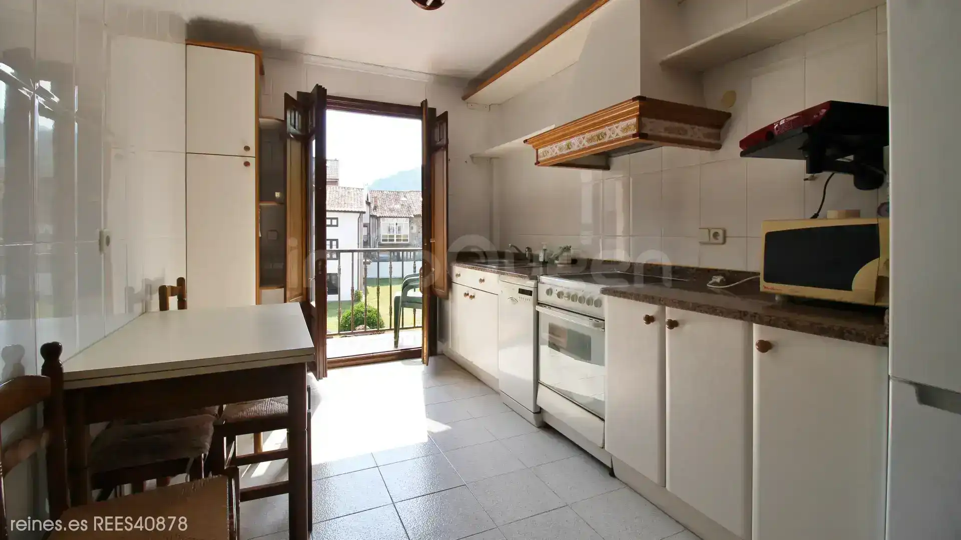 Kitchen of Flat for sale in Rionansa  with Terrace and Furnished