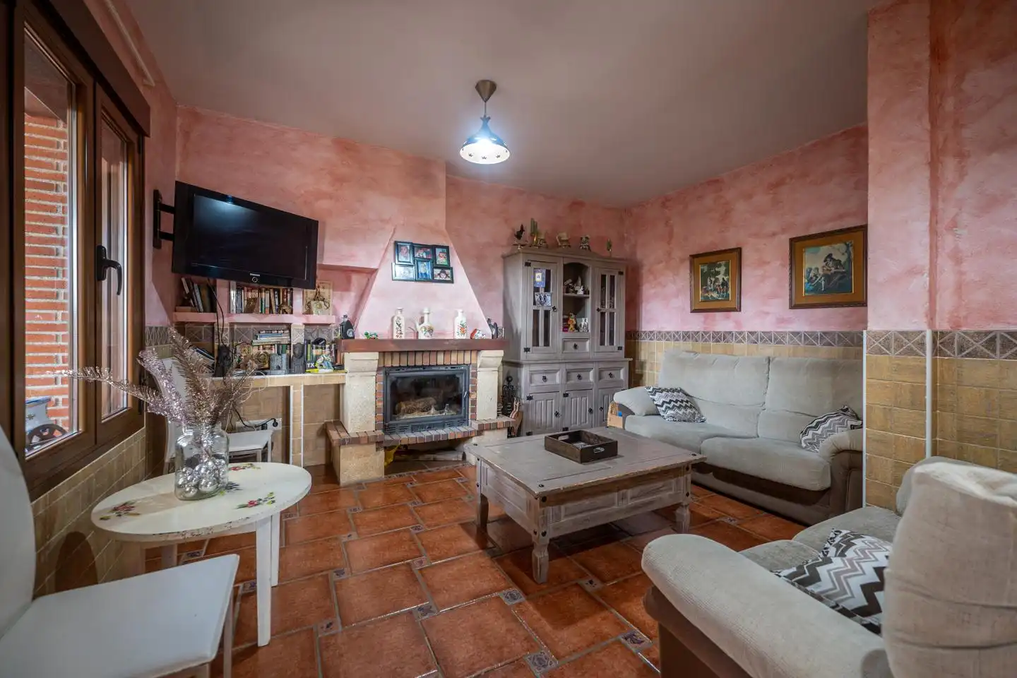 Sala de estar de Casa o chalet en venta en Ávila con Calefacción, Jardín privado y Terraza