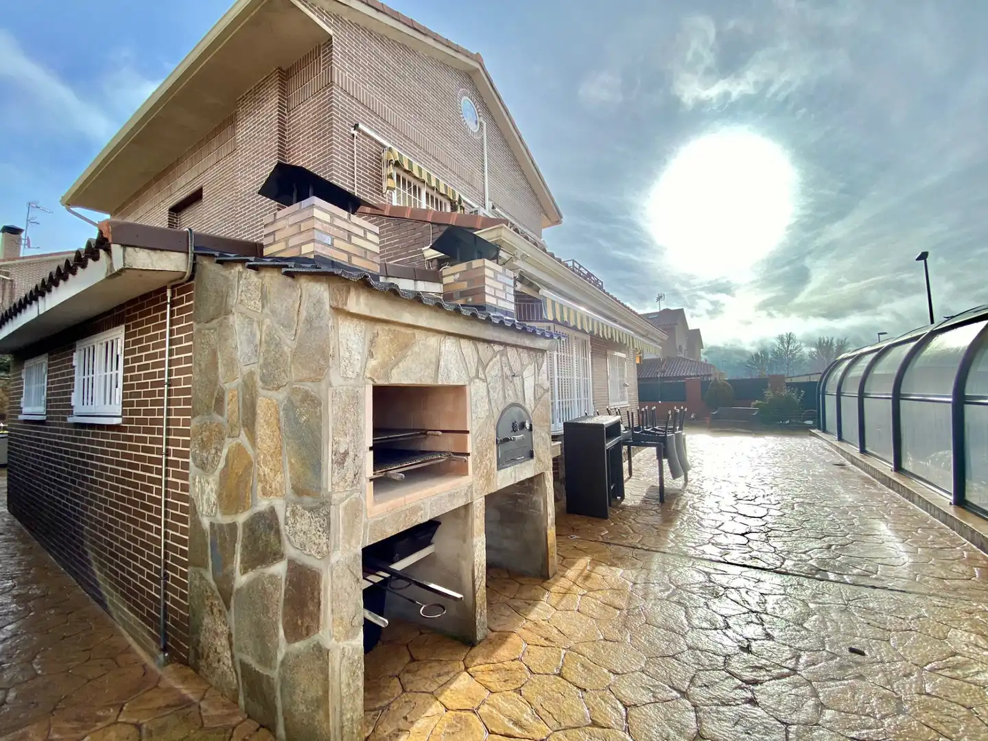 Terraza de Casa o chalet en venta en Guadarrama con Aire acondicionado, Calefacción y Jardín privado