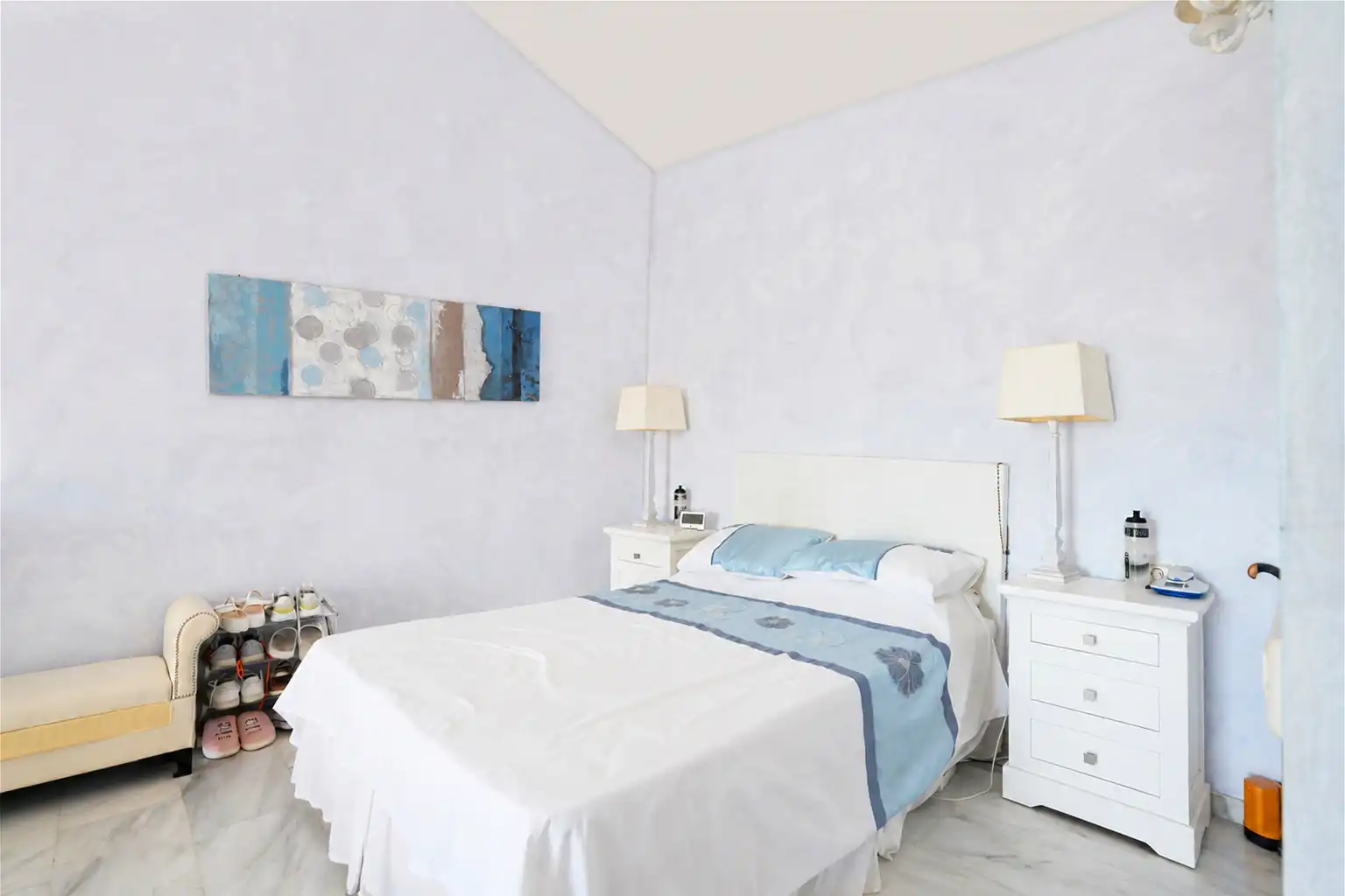 Dormitori de Casa o xalet en venda en Mijas amb Aire condicionat, Jardí privat i Terrassa